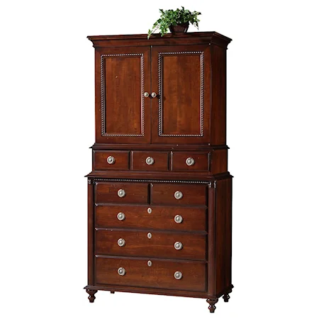 Colonial Styled Door Deck Chest of Drawers